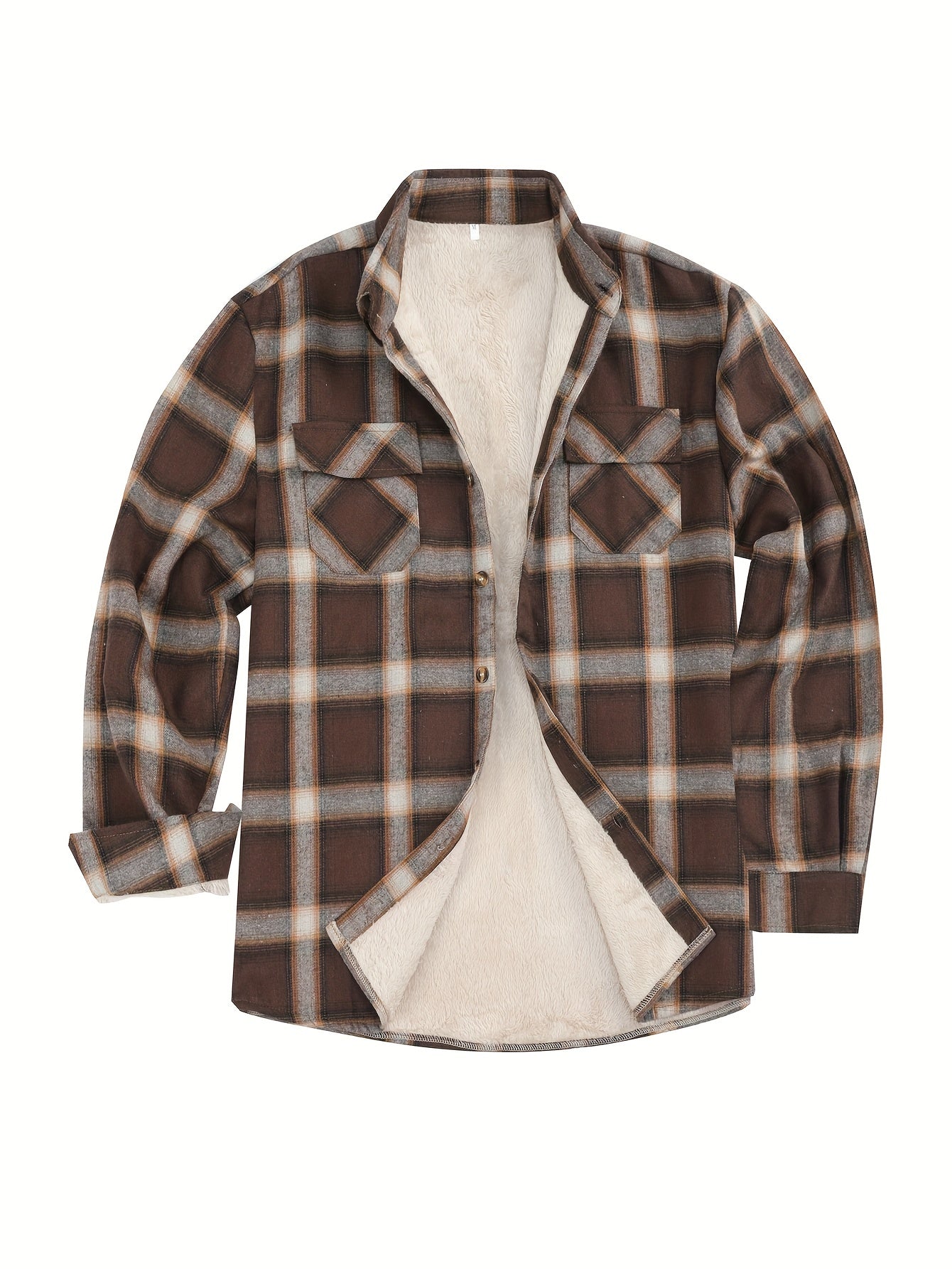 Retro ternet skjorte i fleece
