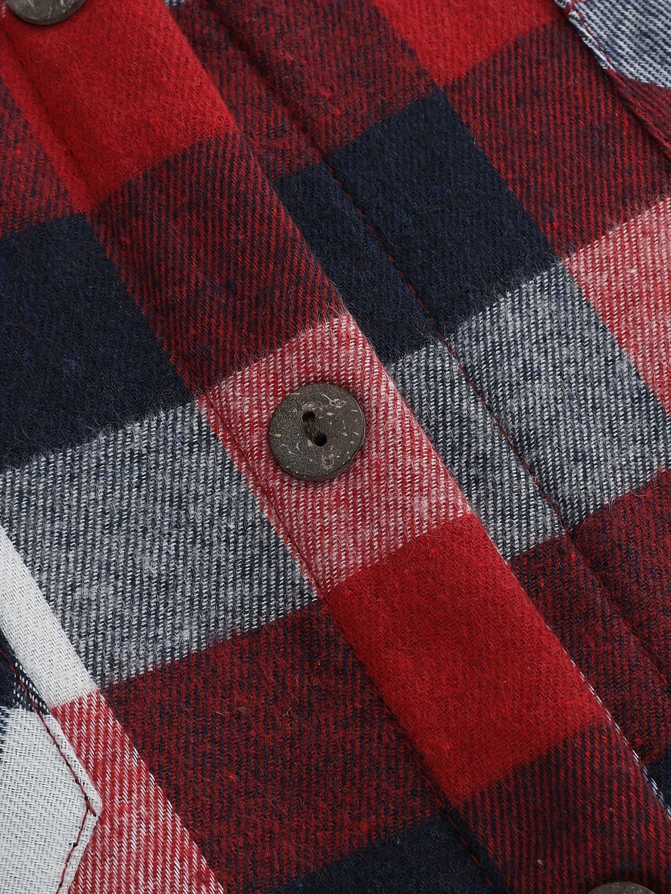 Retro ternet skjorte i fleece