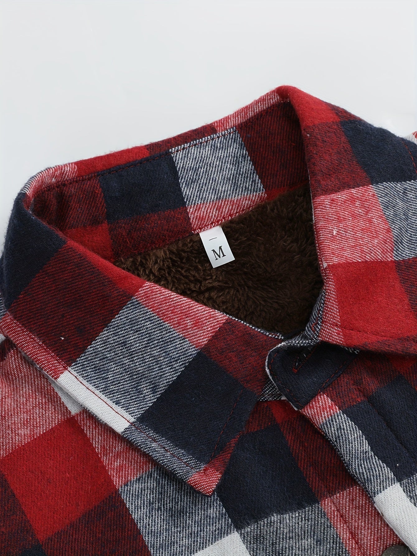 Retro ternet skjorte i fleece