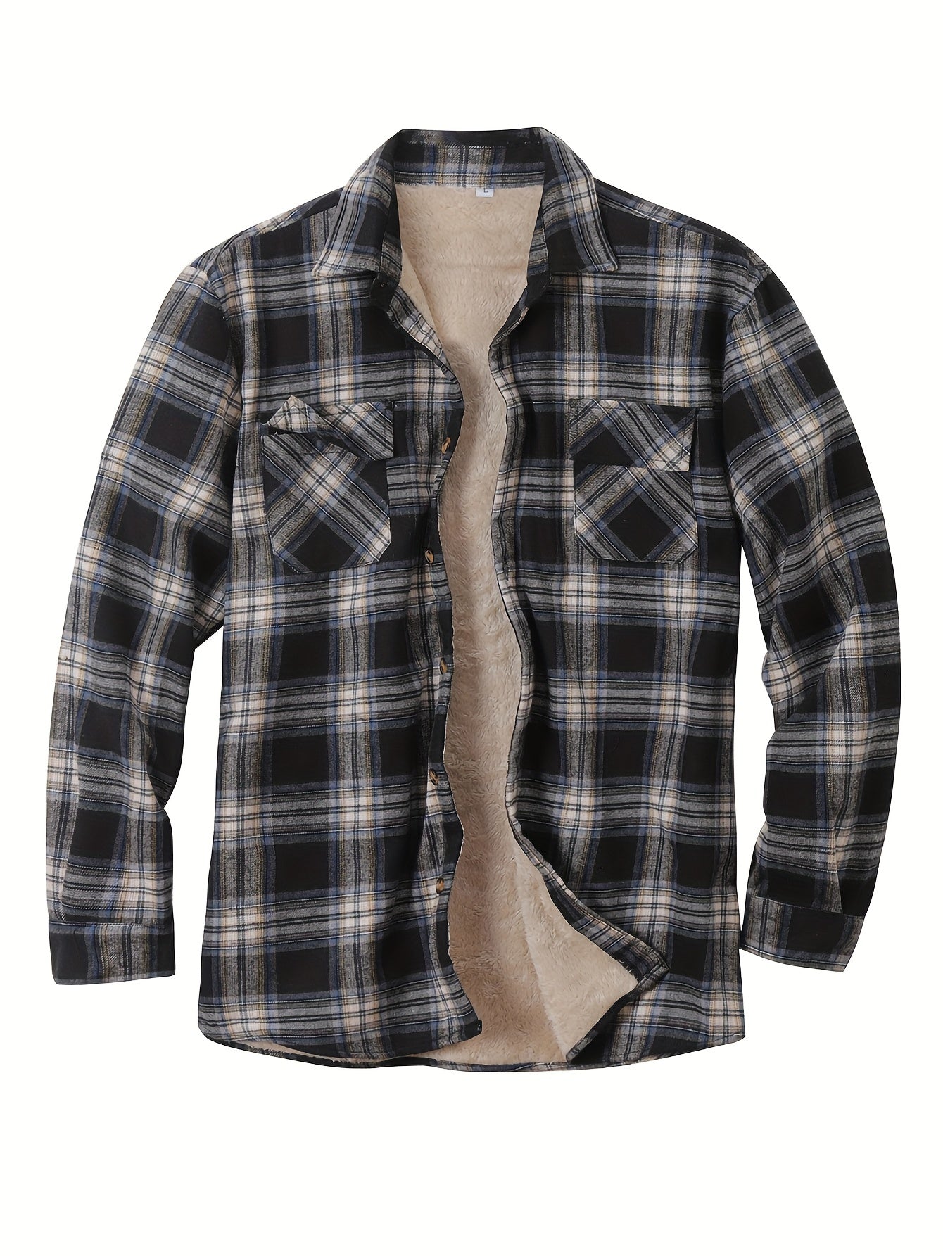 Retro ternet skjorte i fleece