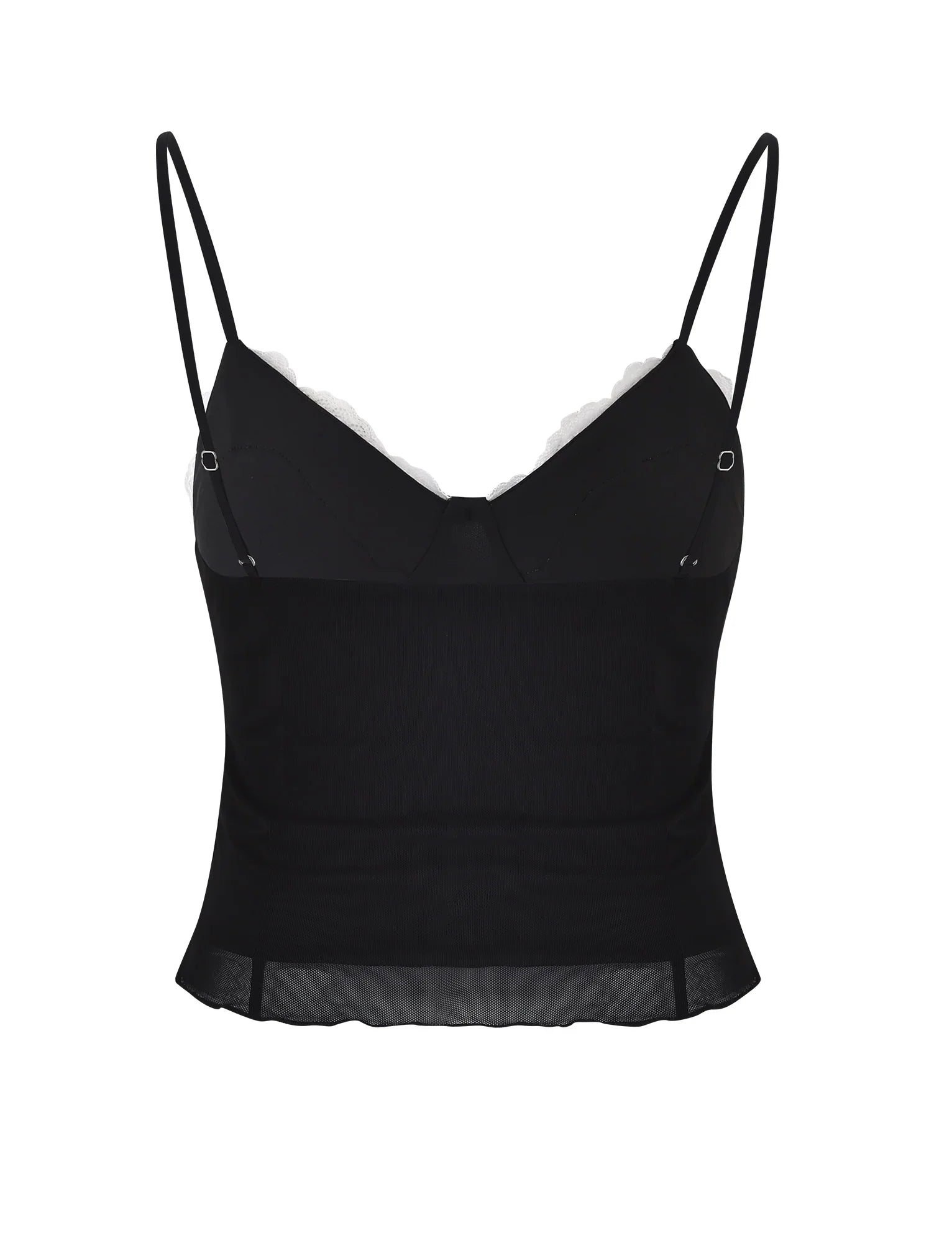 Vintage Crop Top med blonder