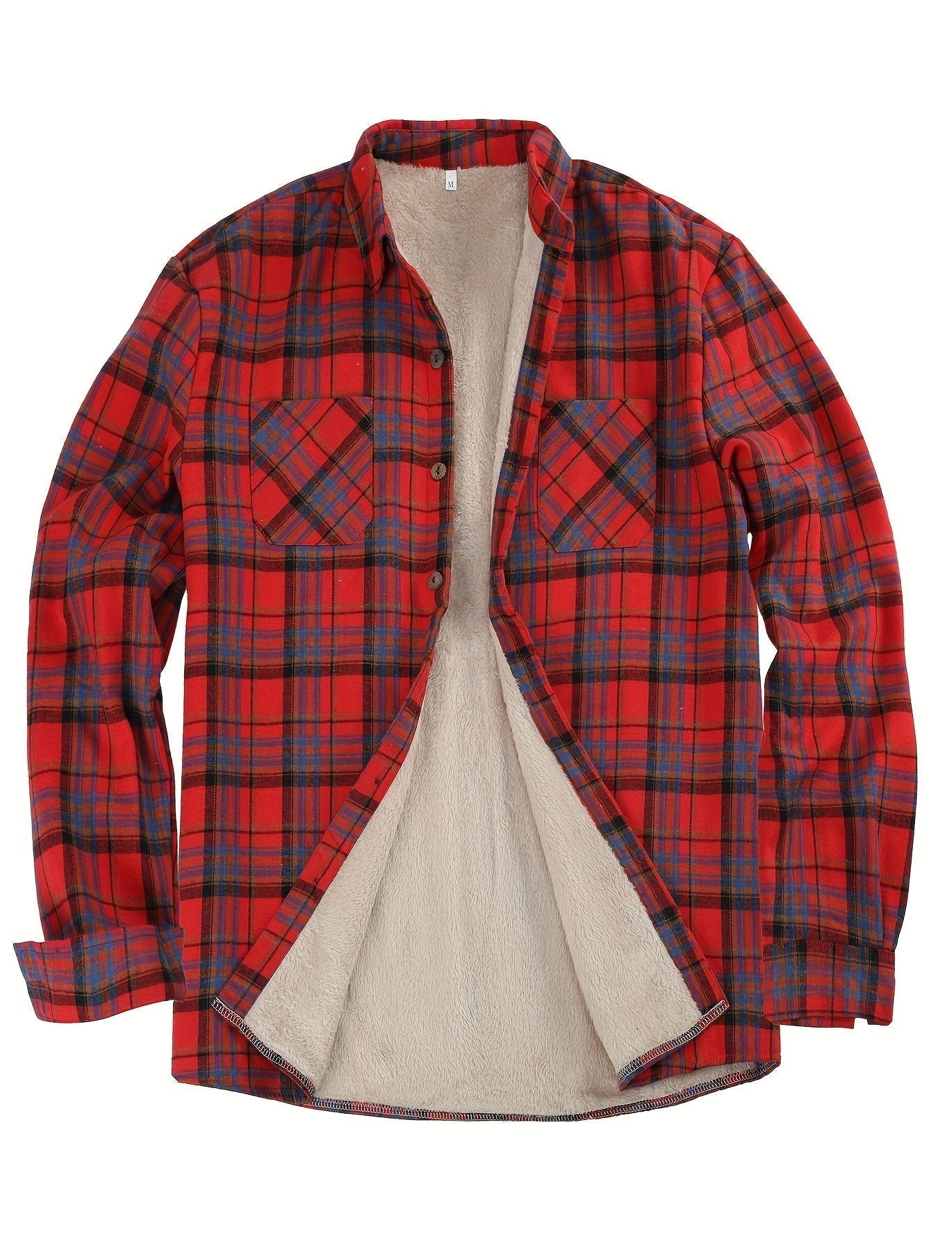 Retro ternet skjorte i fleece