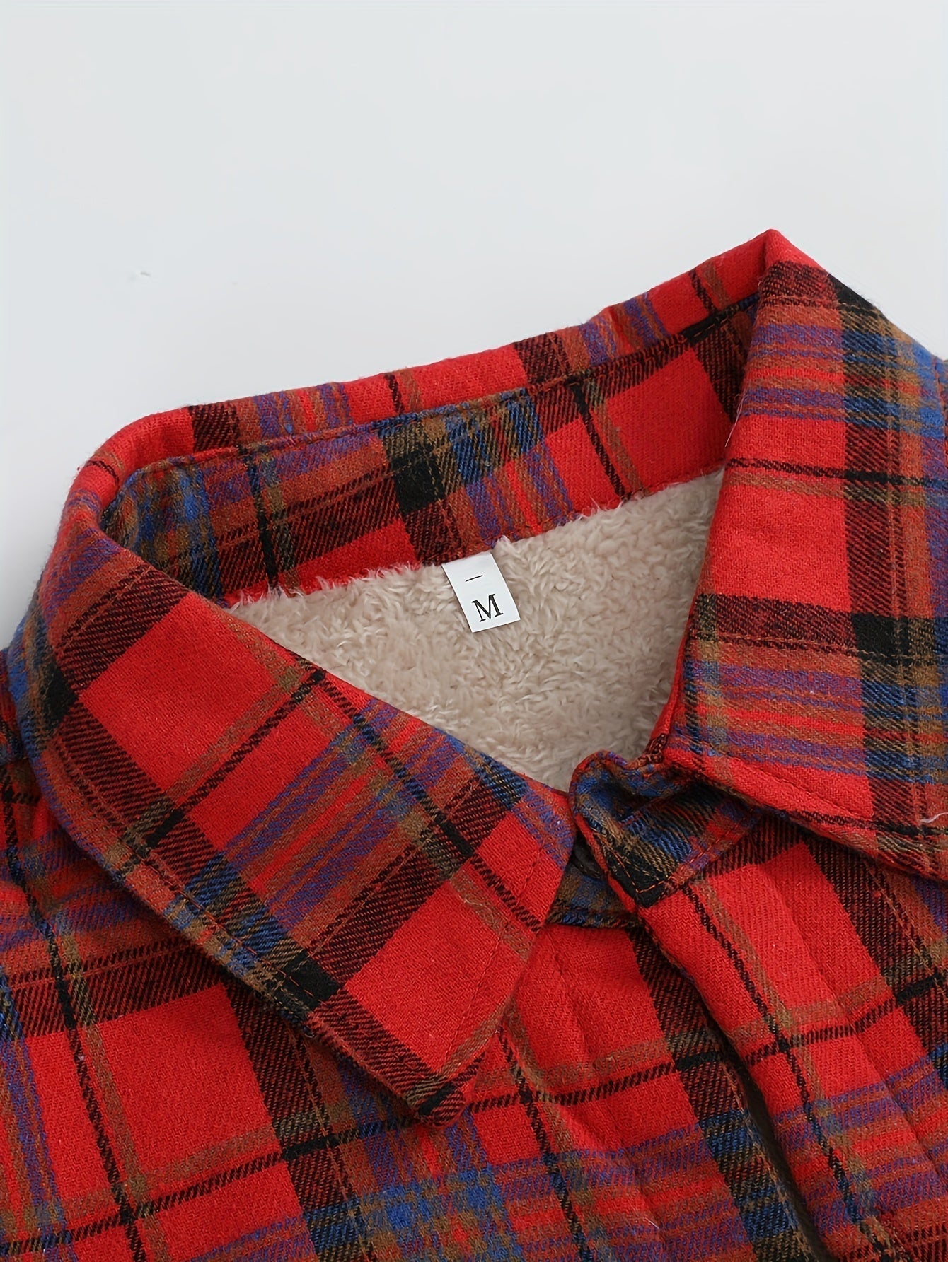 Retro ternet skjorte i fleece